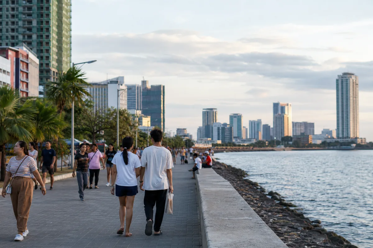 Everyday waterfront and city life in Cebu